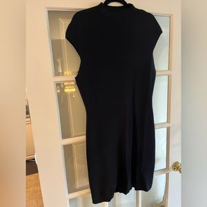 Black mock neck Abercrombie dress
